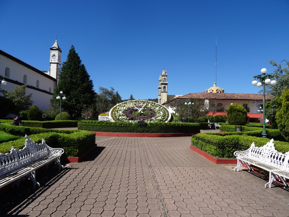 Villages autour de Puebla, Mexique