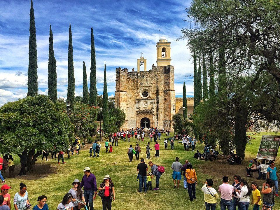 Villages autour de Puebla, Mexique