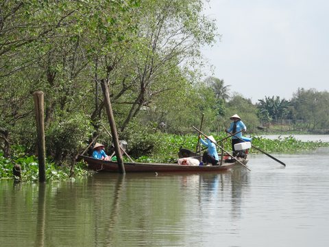Le delta du Mékong, Vietnam