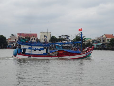 Le delta du Mékong, Vietnam